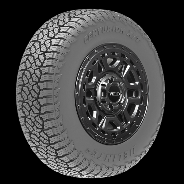 LT285/50R22 DELINTE CENTURION X/T 10PLY 121/118Q 80psi M+S 3PMSF**60K**+ROAD HAZARD