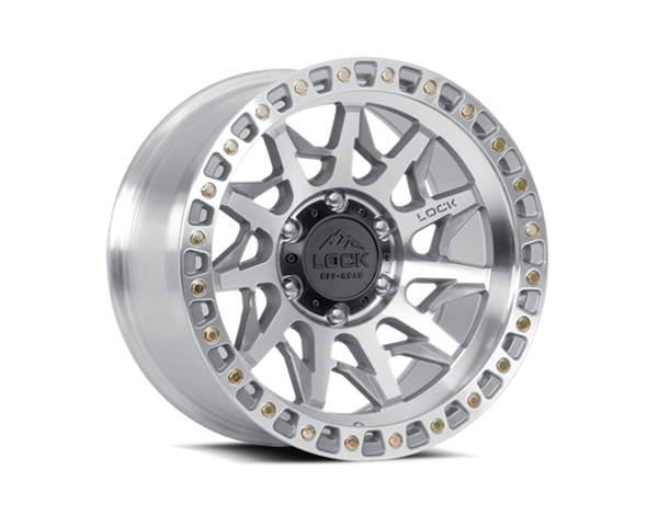 LOCK OFFROAD LUNATIC 17X9 6X139.7 +1 C.B 106.2 MACHINED FACE POLISHED