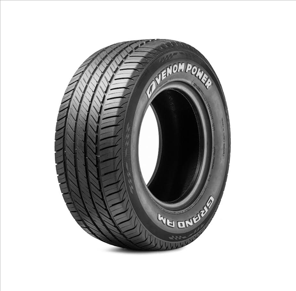 235/60R14 VENOM POWER GRAND AM 96H 480AB RWL M+S***50K***RAISED WHITE LETTER