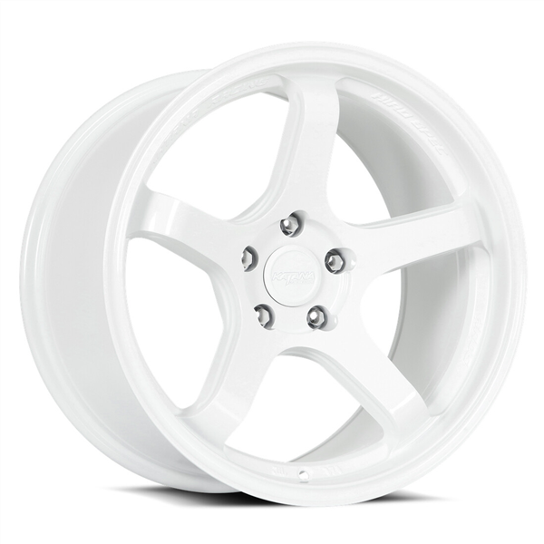 KATANA HR05 18X9.5 5X114.3 +38 C.B 73.1 GLOSS WHITE