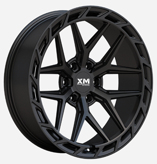 XTREME MUDDER XM-358 20X10-12 6X135 C.B 87.10 SATIN BLACK **FLOW FORM**