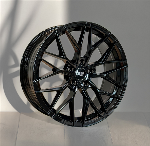 XM STREET XM-803 17X7.5+35 5X114.3 C.B 73.10 GLOSS BLACK **FLOW FORM**
