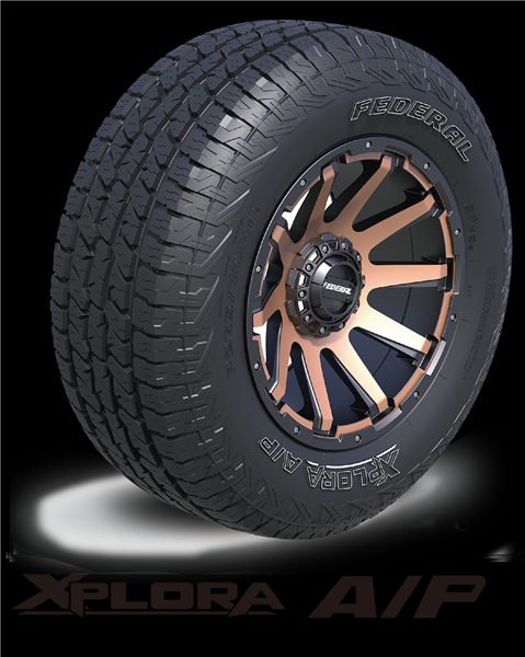 LT265/65R17 FEDERAL XPLORA A/P 10PLY 120/117S M+S 80psi