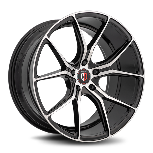 [C42-2010BLNK3873BMF] C42 20x10 Blank 38 73.1 Gloss Black Machine Face