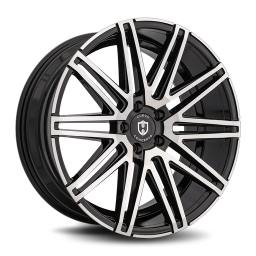 [C48-20105BLNK4073BMF] C48 20x10.5 Blank 40 73.1 Gloss Black Machine Face