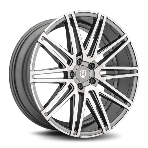 [C48-20105BLNK4073GMMF] C48 20x10.5 Blank 40 73.1 Gun Metal Machine Face