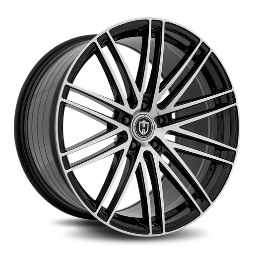 [CFF50-20901151571BMF] CFF50 20x9 5x115 15 71.5 Gloss Black Machine Face