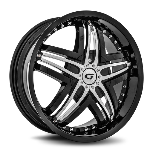 [G1-209BLNK2073B] Blitz 20x9.5 Blank 20 73.1 Gloss Black