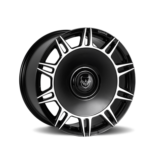 [SPL-2090BLNK2573BMF] Splendido 20x9 Blank 25 73.1 Gloss Black Machine lip