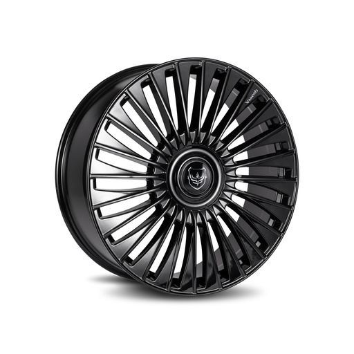 [LUS-2290BLNK2073] Lusso 22x9 Blank 20 73.1 Gloss Black