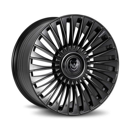 [LUS-22105BLNK2573] Lusso 22x10.5 Blank 25 73.1 Gloss Black
