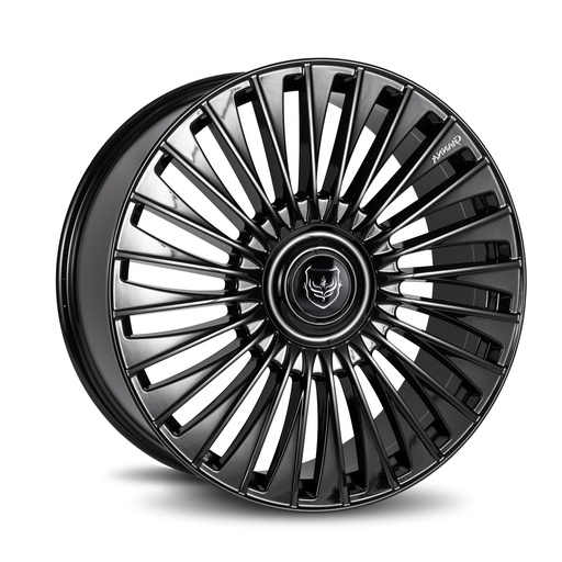 [LUS-2410BLNK2578] Lusso 24x10 Blank 25 73.1 Gloss Black