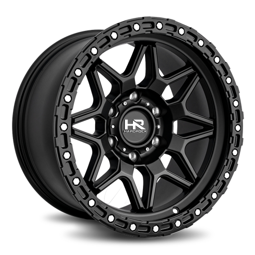 [H105-179036001BB] H105 17x9 6x135 1 87.1 Matte Black-Black B/L