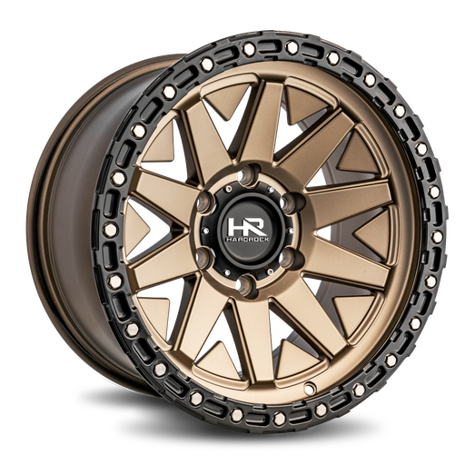 [H106-179083112BR] H106 17x9 6x139.7 -12 108 Matte Bronze-Black B/L