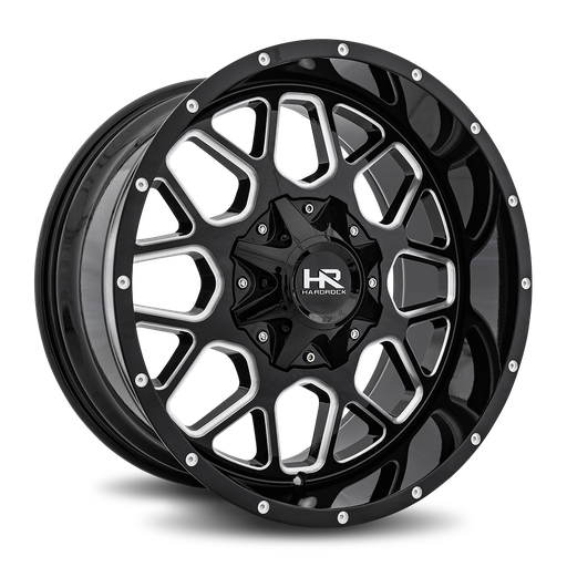 [H705-201097119GBM] Gunner 20x10 5x150/139.7 -19 110.3 Gloss Black Milled