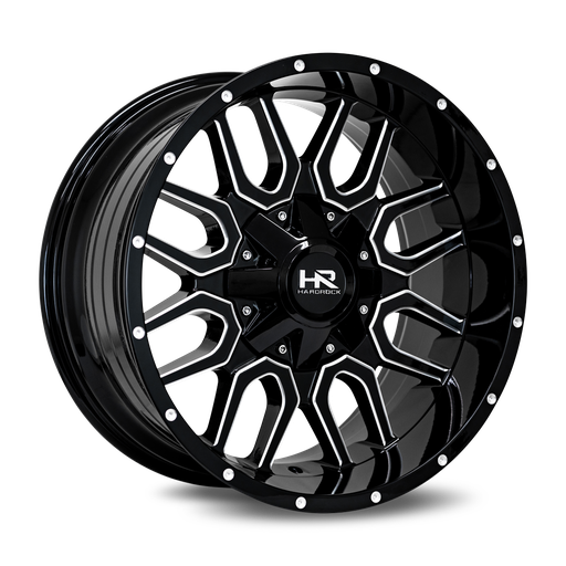[H709-201052119GBM] Commander 20x10 5x127/139.7 -19 87 Gloss Black Milled