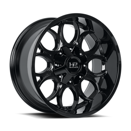 [H713-221037125GB] Horseshoe 22x10 6x135/139.7 -25 108 Gloss Black