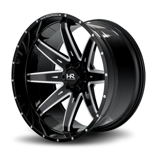 [H502-261481176BM] Painkiller XPosed 26x14 8x165.1 -76 125.2 Gloss Black Milled