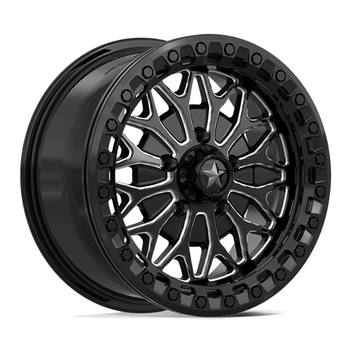 [MA053BE15701238] BOLO UTV BL 15X7 5X4.5 72 +38 G-BLK-MILL