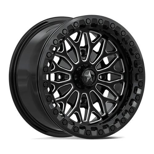 [MA053BE15704010] BOLO UTV BL 15X7 4X110 86 +10 G-BLK-MILL
