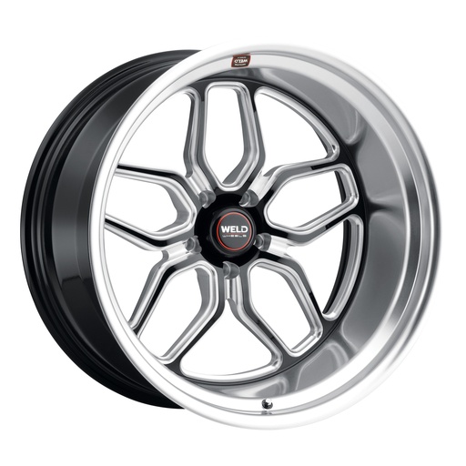[S10720563625] 22x10.5 Laguna 5x120.7 ET13 BS6.25 Gloss BLK MIL DIA 78.1