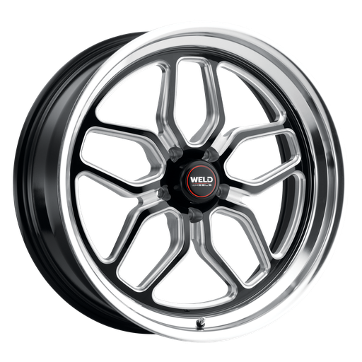 [S10729090P20] 22x9 Laguna 5x115 ET20 BS5.75 Gloss BLK MIL DIA 71.5