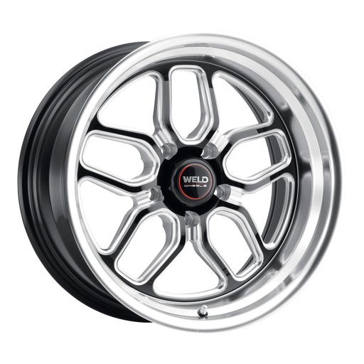 [S10779062P45] 17x9 Laguna 5x120.65 ET45 BS6.8 Gloss BLK MIL DIA 70.3