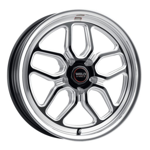 [S1528C071N32] 18x5 Laguna Drag 5x115 ET-33 BS1.5 Gloss BLK MIL DIA 78.1