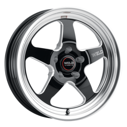 [S1550C071N33] 20x5 Ventura Drag 5x115 ET-33 BS1.5 Gloss BLK MIL DIA 78.1