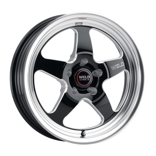[S155B0022P46] 15x10 Ventura Drag 5x120 ET45 BS7.25 Gloss BLK MIL DIA 78.1