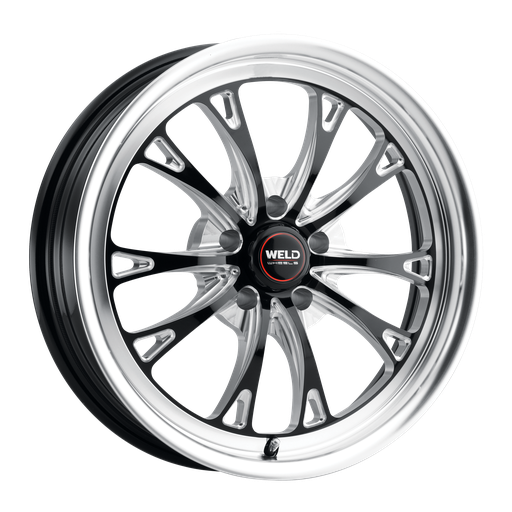[S15708067P00] 20x8 Belmont Drag 5x114.3 ET00 BS 4.50 Gloss BLK MIL DIA 78.1