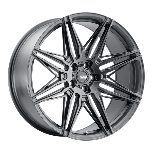 [V21220530P46] 22x10.5 ADV08 DC 5x130 ET46 BS7.6 Satin BLK 71.6
