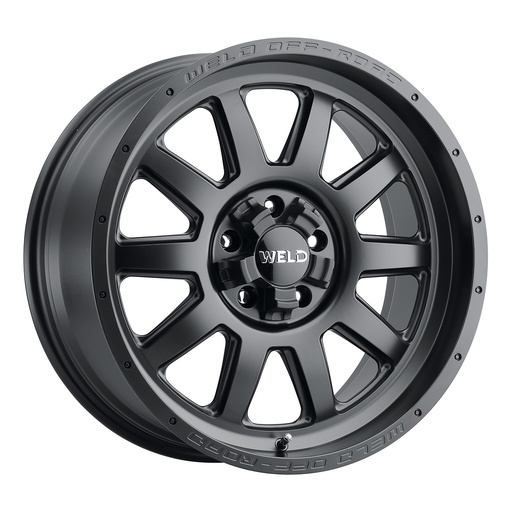 [W10179026450] 17x9 Stealth  5x114.3 5x127 ET-12 BS 4.50 Satin BLK  78.1
