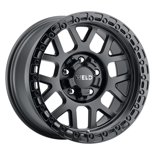 [W10479026450] 17x9.0 Cinch 5x114.3 5x127 ET-12 BS4.50 Satin BLK Gloss BLK 78.1