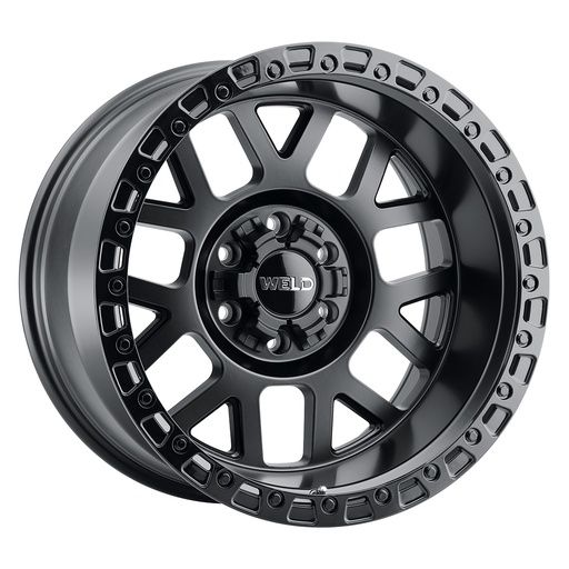 [W10479098450] 17x9.0 Cinch 6x135 6x139.7 ET-12 BS4.50 Satin BLK Gloss BLK 106.1