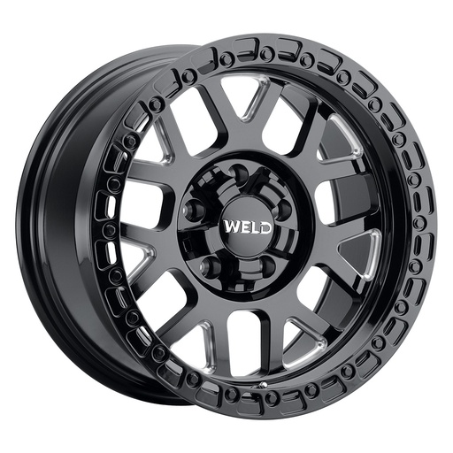 [W10579026500] 17x9.0 Cinch 5x114.3 5x127 ET00 BS5.00 Gloss BLK MIL 78.1