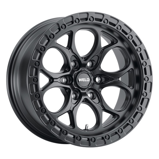 [W10789089576] 18x9 Ledge 6 6x135  ET19 BS 5.76 Satin GUN / Satin BLK Ring 87.1
