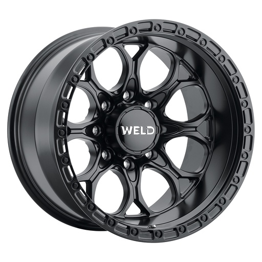 [W10809017501] 20x9 Ledge 8 8x170  ET00 BS 5.00 Satin BLK / Satin BLK Ring 125.1