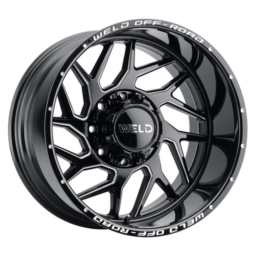 [W11709017500] 20x9 Fulcrum 8x170  ET00 BS5.00 Gloss BLK MIL 125.1