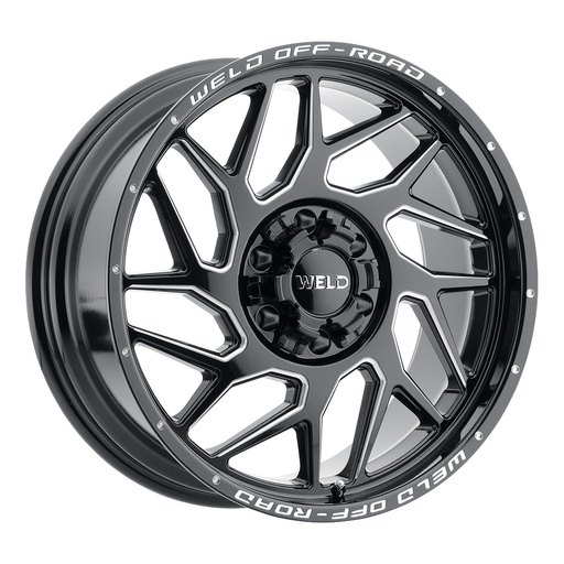 [W11709098575] 20x9 Fulcrum 6x135 6x139.7 ET20 BS5.75 Gloss BLK MIL 106.1