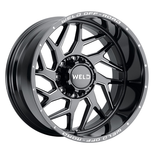 [W11720018475] 22x10 Fulcrum 8x180  ET-18 BS4.75 Gloss BLK MIL 124.3