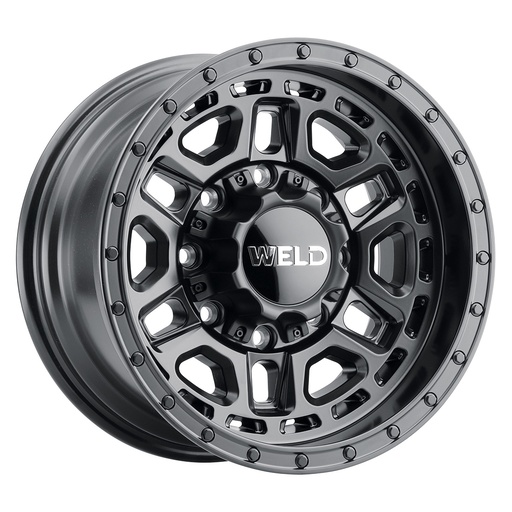 [W11900018475] 20x10 Crux 8x180  ET-19 BS4.75 Satin BLK 124.3