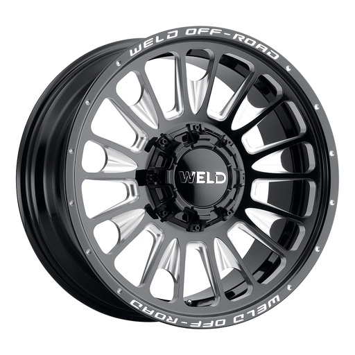 [W12109098575] 20x9 Scorch 6x135 6x139.7 ET20 BS5.75 Gloss BLK MIL 106.1