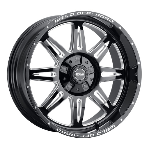 [W13200057475] 20x10 Cheyenne 5x127 5x139.7 ET-18 BS 4.75 Gloss BLK MIL 87.1