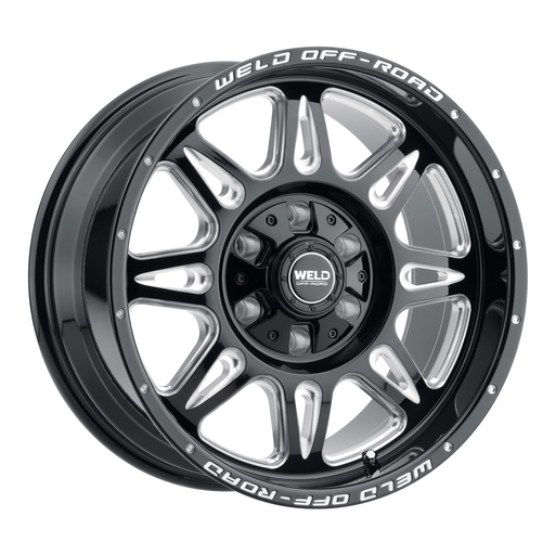 [W13202098475] 20x12 Cheyenne 6x135 6x139.7 ET-44 BS4.75 Gloss BLK MIL 106.1