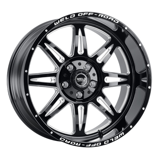 [W13222070475] 22x12 Cheyenne 5x139.7 5x150 ET-44 BS4.75 Gloss BLK MIL 110.2
