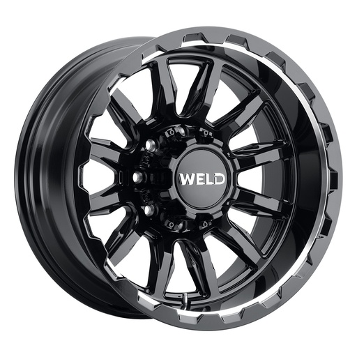 [W13700017475] 20x10 Gauntlet 8x170 -18 4.75 Gloss BLK MIL 125.1