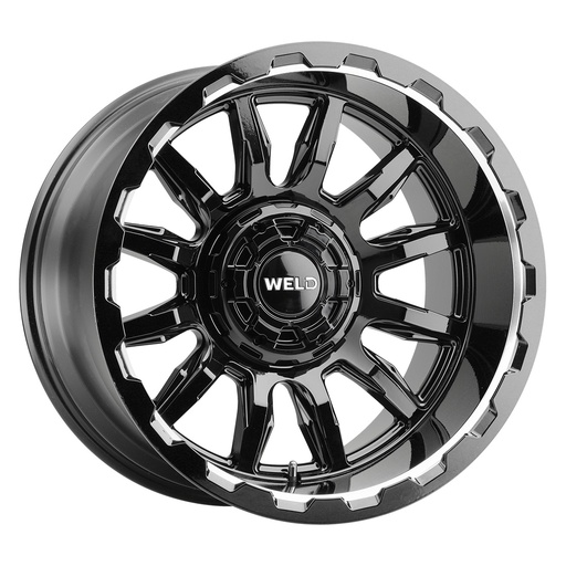 [W13700026475] 20x10 Gauntlet 5x114.3 5x127 -18 4.75 Gloss BLK MIL 78.1
