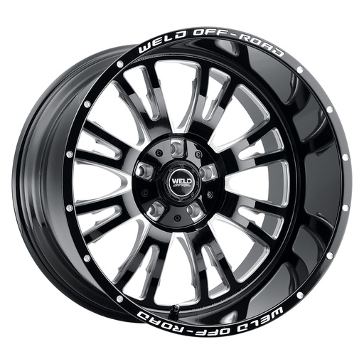 [W15800070600] 20x10 Slingblade 5x139.7 5x150 ET13 BS6.00 Gloss BLK MIL 110.2