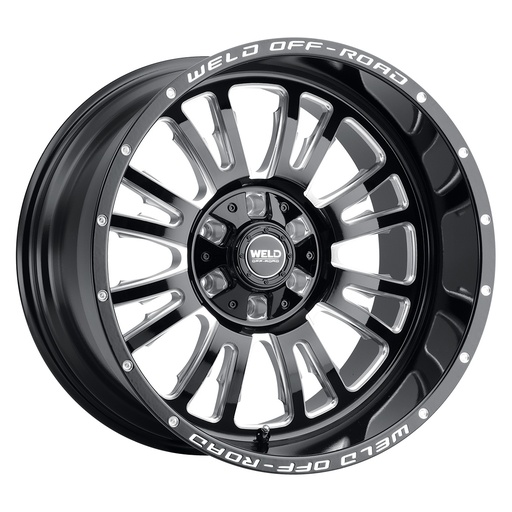 [W15800098600] 20x10 Slingblade 6x135 6x139.7 ET13 BS6.00 Gloss BLK MIL 106.1